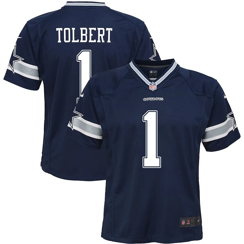 Jalen Tolbert Youth Nike Navy Dallas Cowboys Custom Game Jersey