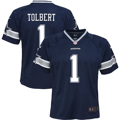 Jalen Tolbert Youth Nike Navy Dallas Cowboys Custom Game Jersey