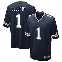 Jalen Tolbert Men's Nike Navy Dallas Cowboys Custom Game Jersey