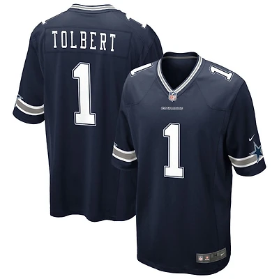 Jalen Tolbert Men's Nike Navy Dallas Cowboys Custom Game Jersey