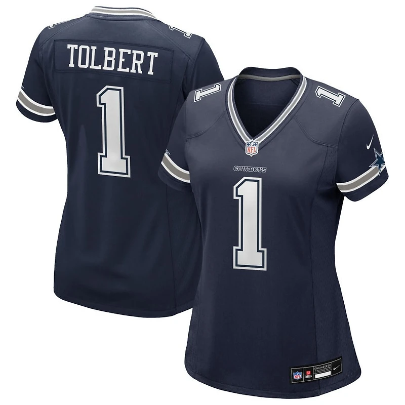 Jalen Tolbert Women's Nike Navy Dallas Cowboys Custom Game Jersey
