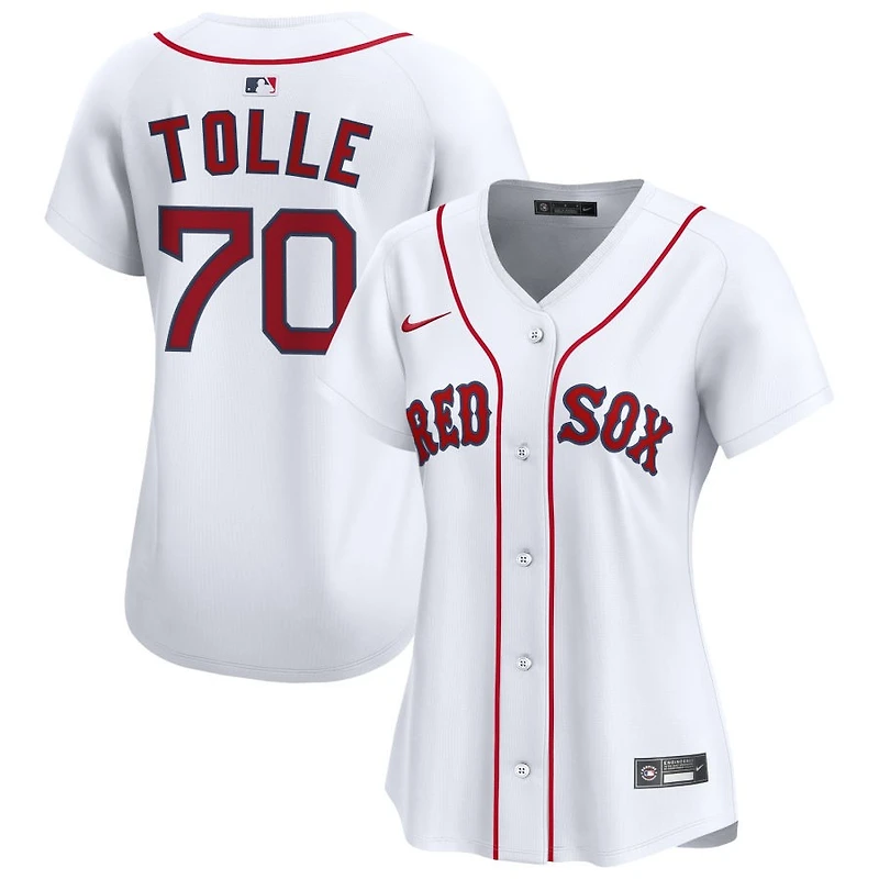 Payton Tolle Women's Nike  White Boston Red Sox Home Limited Custom Jersey