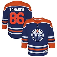 David Tomasek Youth Royal Edmonton Oilers Home Replica Custom Jersey