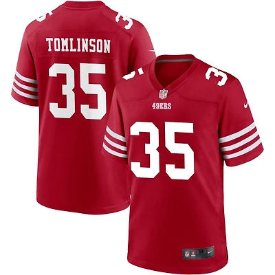 Tre Tomlinson Men's Nike Scarlet San Francisco 49ers Custom Jersey
