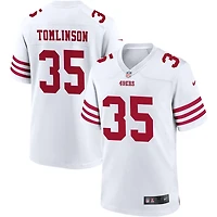 Tre Tomlinson Men's Nike White San Francisco 49ers Game Custom Player Jersey