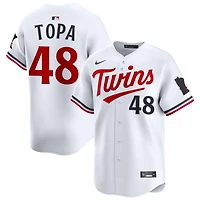 Justin Topa Men's Nike White Minnesota Twins Home Limited Custom Jersey