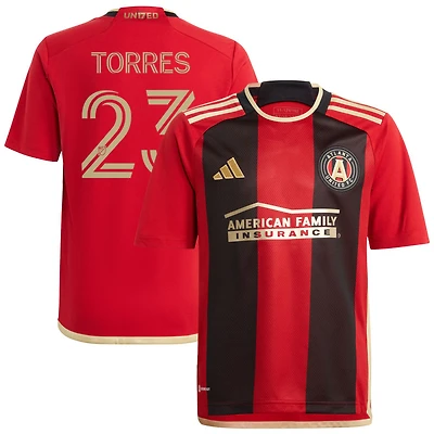 Adyn Torres Youth adidas Black Atlanta United FC 2023 The 17s' Kit Replica Custom Jersey