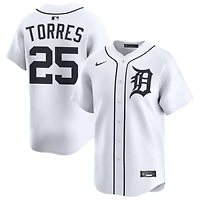 Gleyber Torres Men's Nike White Detroit Tigers Home Limited Custom Jersey