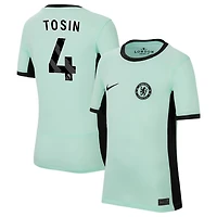 Tosin Adarabioyo Tosin Youth Nike Mint Chelsea 2023/24 Third Stadium Replica Custom Jersey