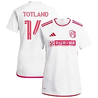 Tomas Totland Women's adidas  White St. Louis City SC 2024 The Confluence Kit Replica Custom Jersey