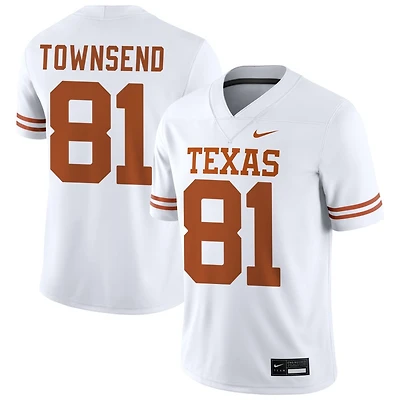 Nick Townsend Men's Nike White Texas Longhorns NIL Pick-A-Player Game Jersey