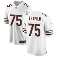 Ozzy Trapilo Men's Nike White Chicago Bears Custom Game Jersey