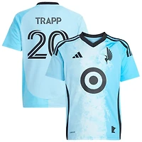 Wil Trapp Youth adidas  Blue Minnesota United FC 2025 CONVERGENCE Replica Custom Jersey