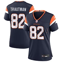 Adam Trautman Women's Nike  Navy Denver Broncos Alternate Mile High Collection Custom Game Jersey