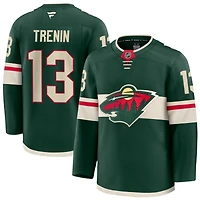 Yakov Trenin Men's Fanatics Green Minnesota Wild Home Premium Custom Jersey