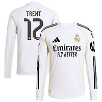 Trent Alexander-Arnold Trent Men's adidas White Real Madrid 2025/26 Home Authentic Long Sleeve Custom Jersey