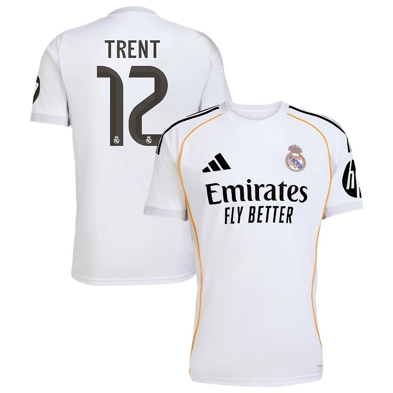 Trent Alexander-Arnold Trent Men's adidas White Real Madrid 2025/26 Home Replica Custom Jersey