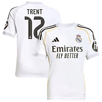 Trent Alexander-Arnold Trent Youth adidas White Real Madrid 2025/26 Home Replica Custom Jersey