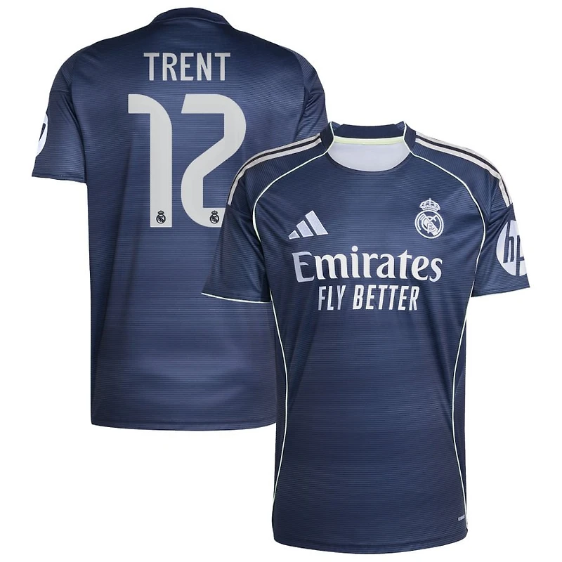 Trent Alexander-Arnold Trent Men's adidas Blue Real Madrid 2025/26 Away Replica Custom Jersey