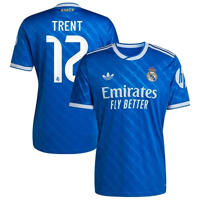 Trent Alexander-Arnold Trent Men's adidas  Blue Real Madrid 2025/26 Third Replica Custom Jersey