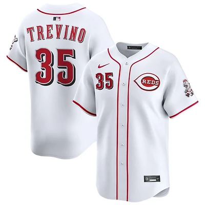 Jose Trevino Men's Nike White Cincinnati Reds Home Limited Custom Jersey