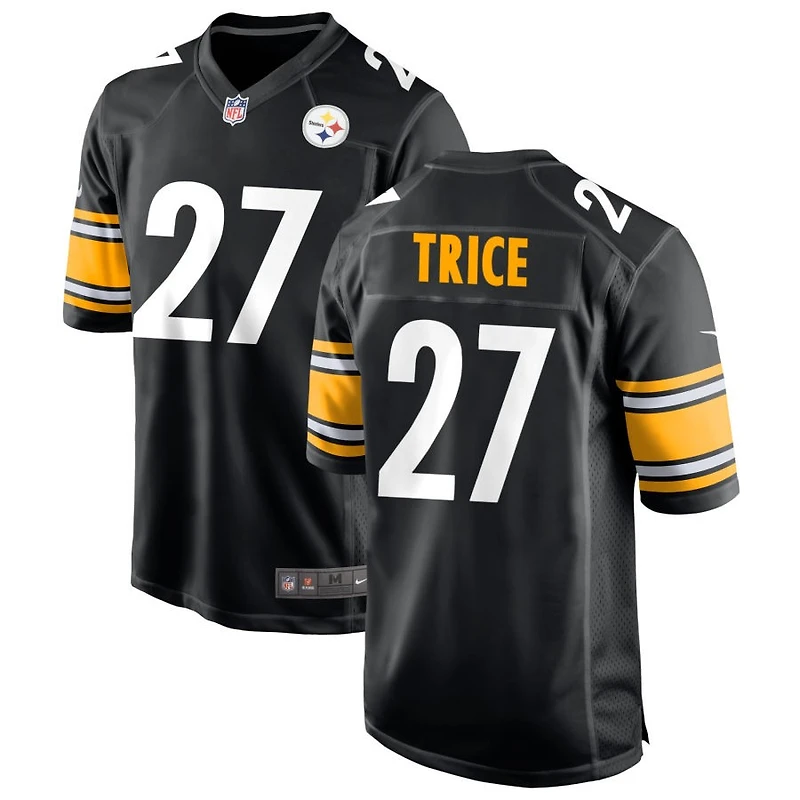 Cory Trice Men's Nike Black Pittsburgh Steelers Custom Game Jersey