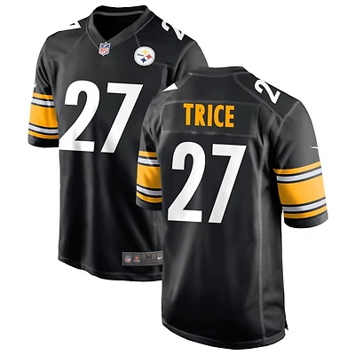 Cory Trice Men's Nike Black Pittsburgh Steelers Custom Game Jersey