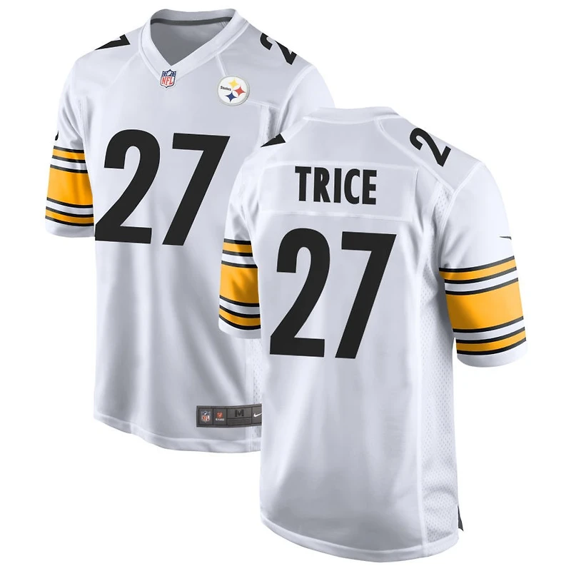 Cory Trice Men's Nike White Pittsburgh Steelers Game Custom Jersey