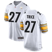 Cory Trice Men's Nike White Pittsburgh Steelers Game Custom Jersey