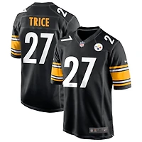 Cory Trice Men's Nike Black Pittsburgh Steelers Game Custom Player Jersey