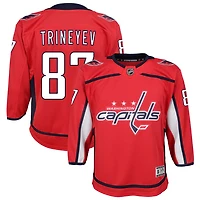 Bogdan Trineyev Youth Red Washington Capitals Home Custom Premier Jersey