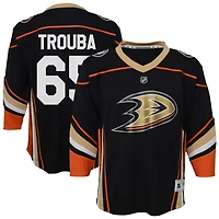 Jacob Trouba Youth  Black Anaheim Ducks Home Replica Custom Jersey