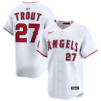 Mike Trout Youth Nike  White Los Angeles Angels Home Custom Limited Jersey