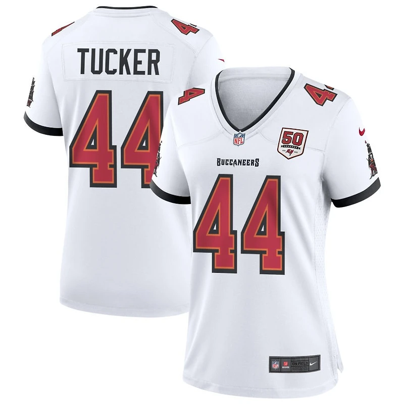 Sean Tucker Women's Nike White Tampa Bay Buccaneers 50th Season Custom Game Jersey