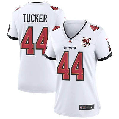 Sean Tucker Women's Nike White Tampa Bay Buccaneers 50th Season Custom Game Jersey