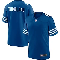 JT Tuimoloau Men's Nike Royal Indianapolis Colts Alternate Custom Jersey