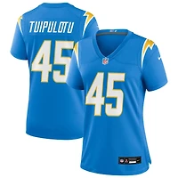 Tuli Tuipulotu Women's Nike Powder Blue Los Angeles Chargers Custom Game Jersey
