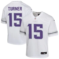 Dallas Turner Youth Nike White Minnesota Vikings Alternate Custom Game Jersey
