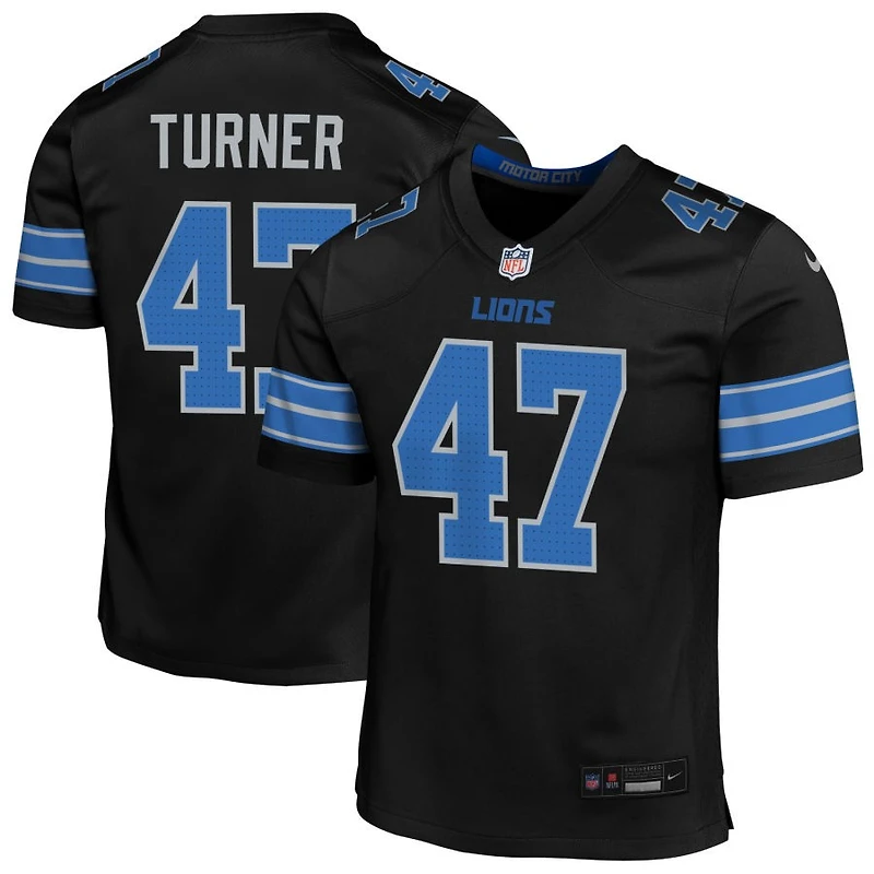 Ezekiel Turner Youth Nike Detroit Lions Alternate Custom Game Jersey