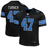 Ezekiel Turner Youth Nike Detroit Lions Alternate Custom Game Jersey