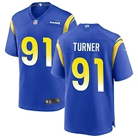 Kobie Turner Men's Nike Royal Los Angeles Rams Custom Game Jersey