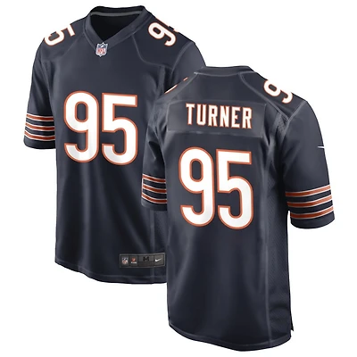 Shemar Turner Men's Nike Navy Chicago Bears Custom Game Jersey