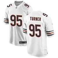 Shemar Turner Men's Nike White Chicago Bears Custom Game Jersey