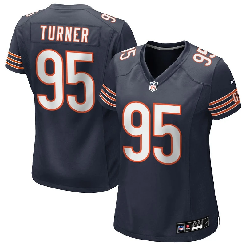 Shemar Turner Women's Nike Navy Chicago Bears Custom Game Jersey