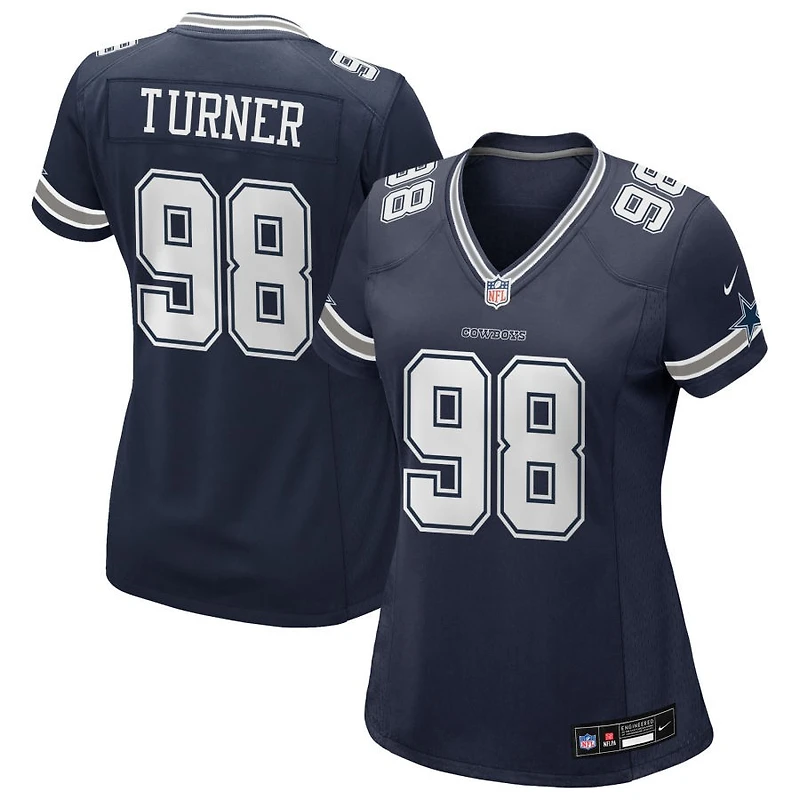 Payton Turner Women's Nike Navy Dallas Cowboys Custom Game Jersey