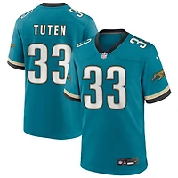 Bhayshul Tuten Men's Nike Teal Jacksonville Jaguars Prowler Throwback Custom Game Jersey