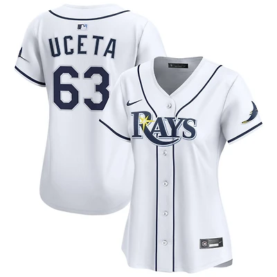 Edwin Uceta Women's Nike  White Tampa Bay Rays Home Limited Custom Jersey