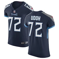 Olisaemeka Udoh Men's Nike Navy Tennessee Titans Vapor Untouchable Custom Elite Jersey