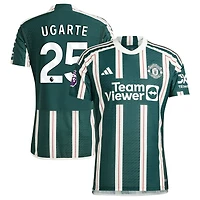Manuel Ugarte Men's adidas  Green Manchester United 2023/24 Away Authentic Custom Jersey