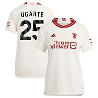 Manuel Ugarte Women's adidas  White Manchester United 2023/24 Third Replica Custom Jersey